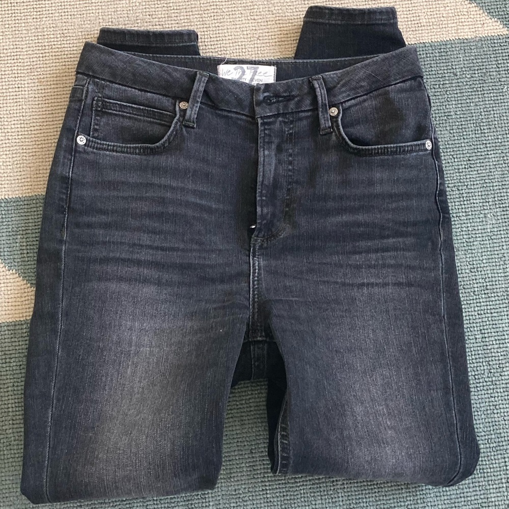 Free People: Montana Skinny Jean in Milkyway 28 - Picture 9 of 16